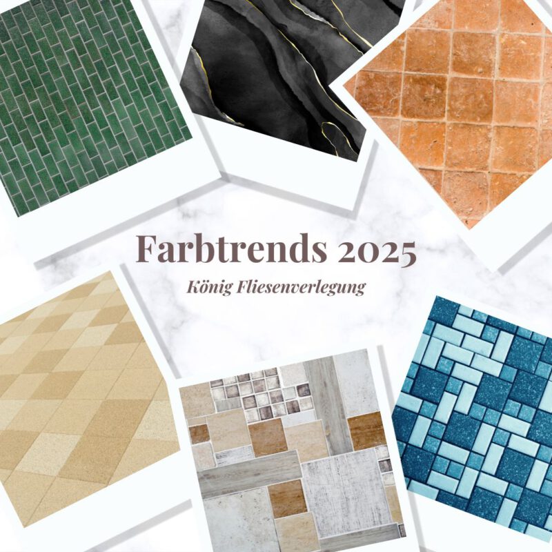 Optische Darstellung der Farbtrends 2025