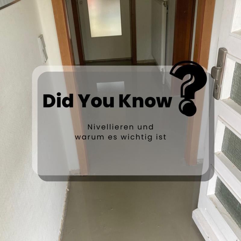 Was versteht man unter nivellieren?