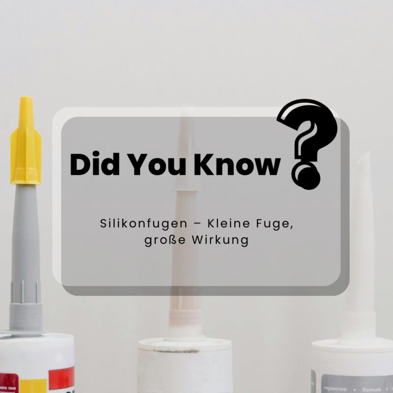 Silikonfugen